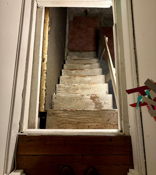 Navigating the “Death Stairs” at My Mom’s House: A Throwback to Yankee Frugality