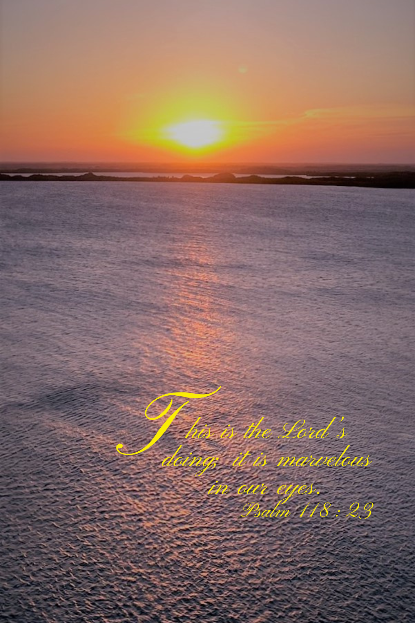 Psalm 118:23 Prayer Journal | Gratitude Journal | 100 Lined Pages | Sunset Cover | 6x9